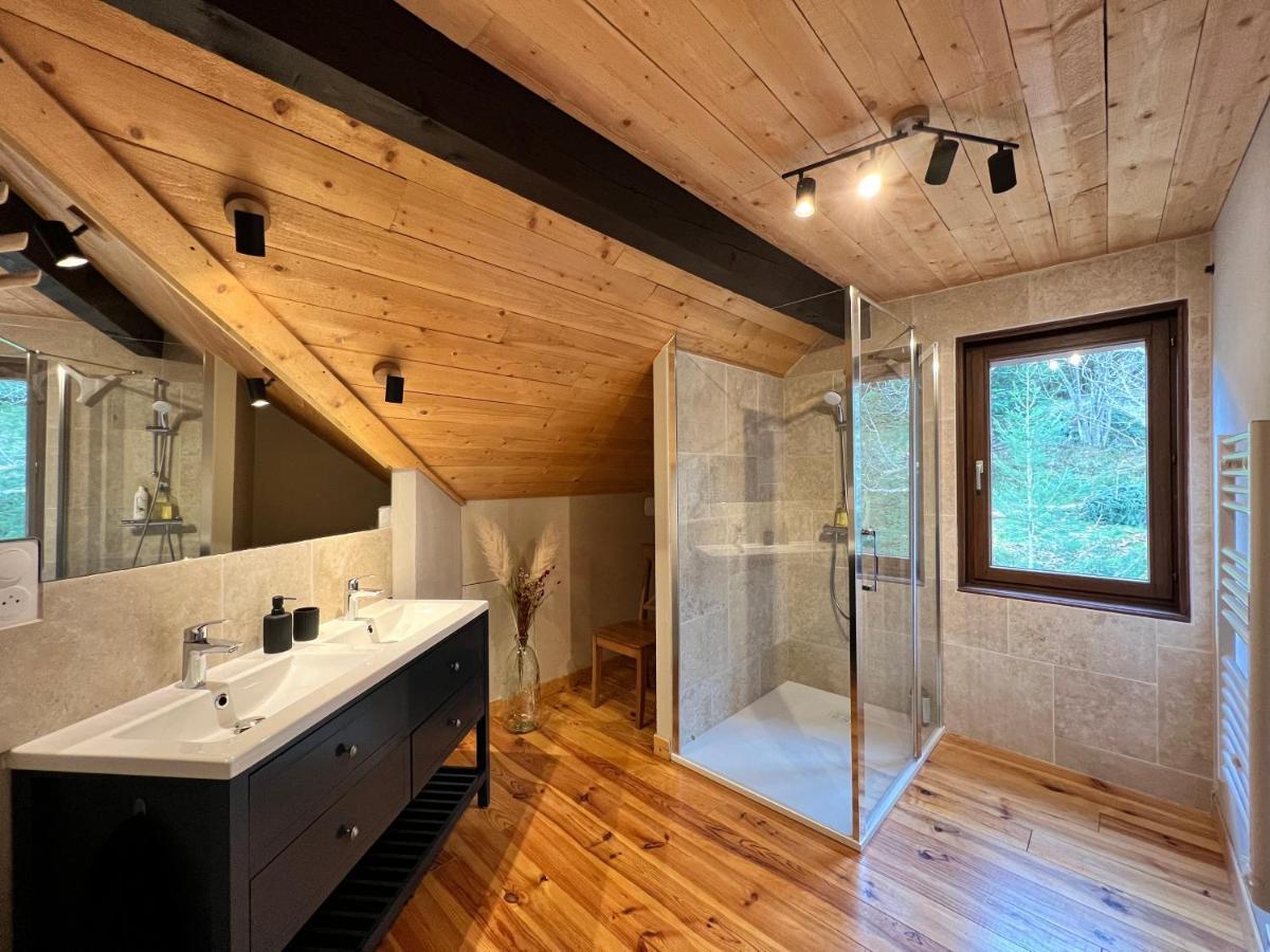 Les Cimes Blanches Cledicihome Chalet 10 Pers Spa & Grand Terrain 4 Minutes Des Pistes La Bresse Luaran gambar